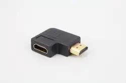 HDMI мужчин и женщин адаптер конвертер 90 градусов угол поворота правый HDMI разъем поддерживает HD 1080 P