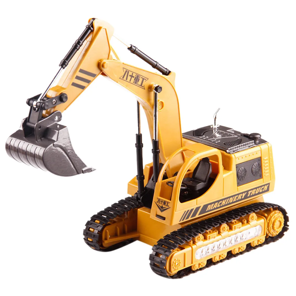 

2019 Uzaktan Kumandali Araba Wireless Remote Control RC Truck Excavator Crane Engineering Car Kid Toys 40Hz Remote Control Car
