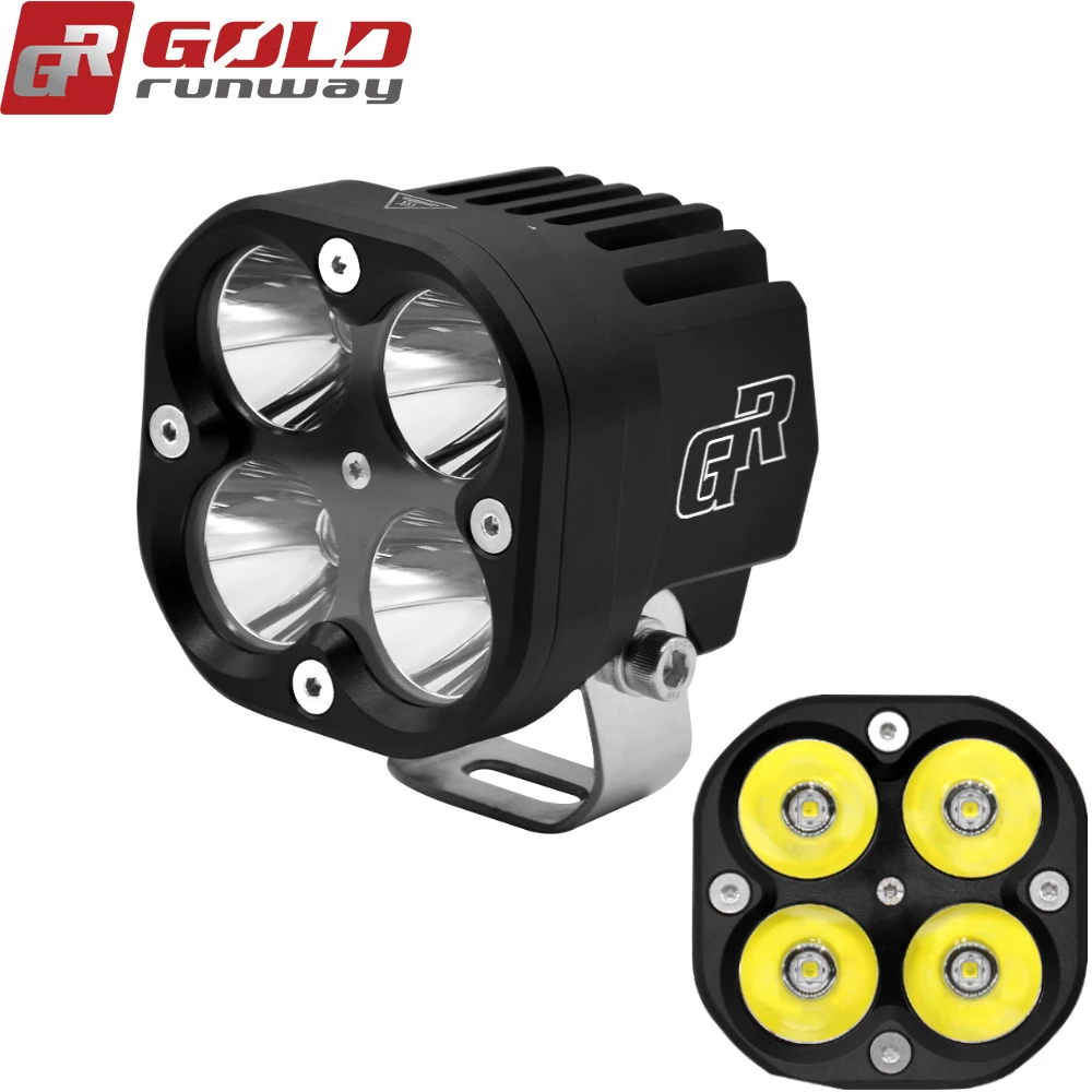 GOLDRUNWAY GR40X Новый 2 шт. 4200Lm USA U3 XPL светодиодный светильник для вождения точечный