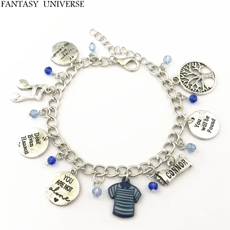 

FANTASY UNIVERSE Freeshipping 1pc a lot Dear Evan Hansen charm bracelet PKOSASA01