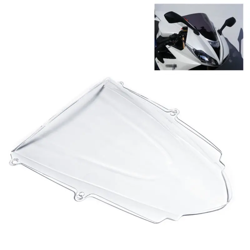 Beli Sepeda Motor Sepeda Motor Depan Double Bubble Kaca Depan Kaca Depan untuk TRIUMPH DAYTONA 675R 675 R R 2013 2017