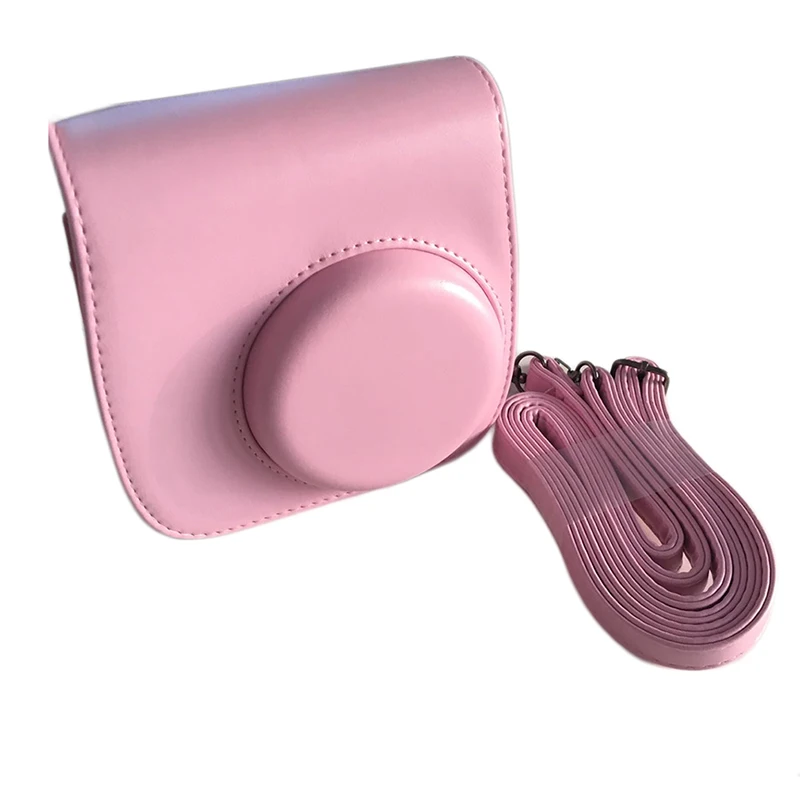 Leather Camera Bag Case Cover Pouch Protector Shoudler Bag For Polaroid Photo Camera For Fuji Fujifilm Instax Mini 8 NEW (26)