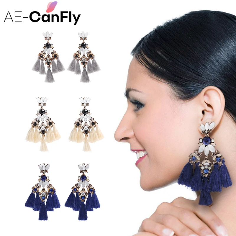 AE-CANFLY-Ethnic-Exaggerate-Tassel-Earrings-For-Women-Vintage-Dangle-Drop-Earring-wedding-Pendientes-Jewelry-2A2001 (1)