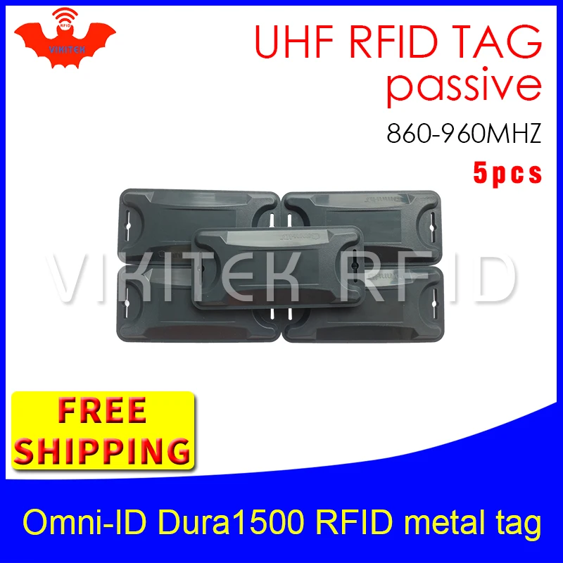 UHF RFID металлическая бирка omni-ID Dura1500 915 МГц 868 МГц Alien higgs3 EPC 5 шт. Прочный ABS смарт-карта пассивные RFID метки