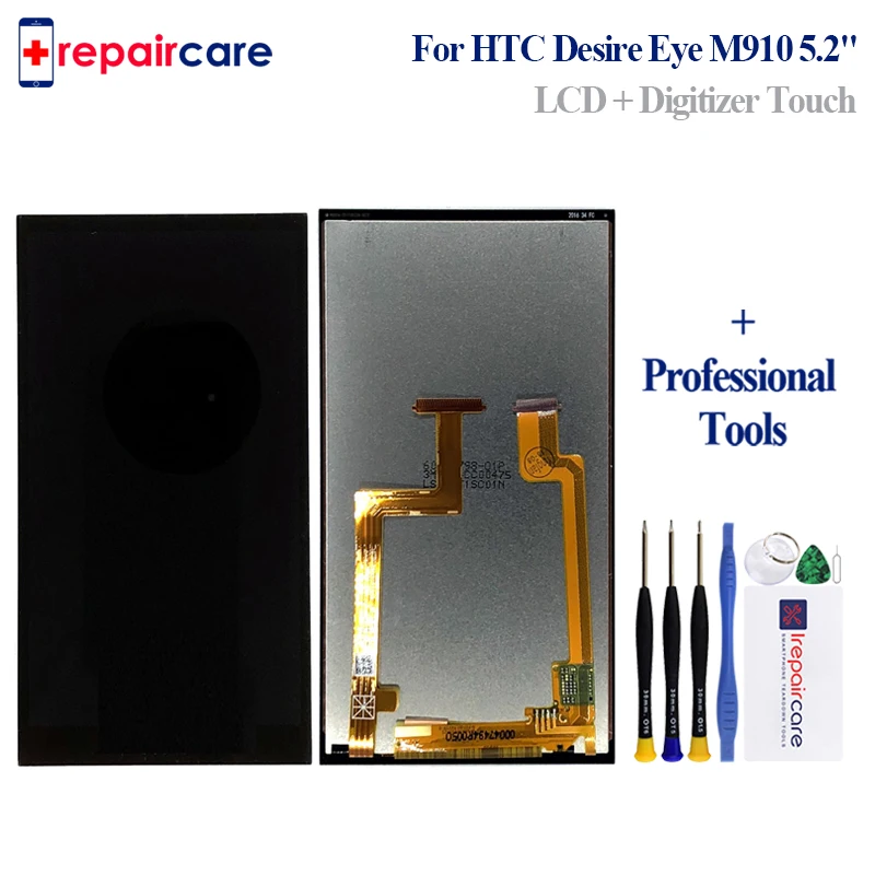 

New screen For HTC Desire Eye M910 M910x M910n LCD Display with Touch Digitizer Panel Full Assembly 5.2 inch 1920*1080