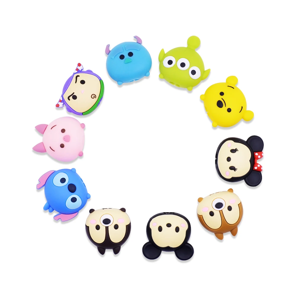 CHIPAL Tsum милый органайзер для кабеля для укуса животных для iPhone Защита для usb-кабеля шнур чомперы мультфильм укуса кабеля сматывания держатель для телефона