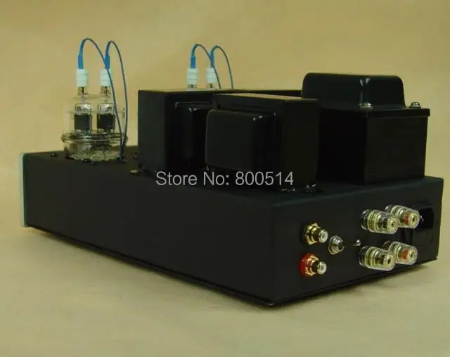 Finished 6n2 + Fu32 vacuum tube amplifier / 