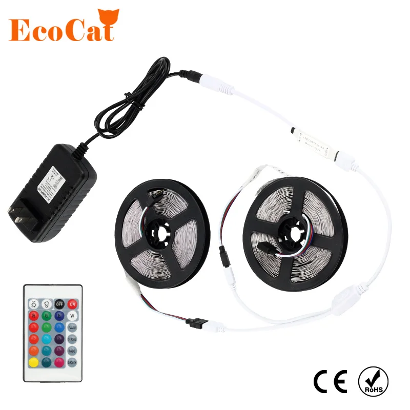 

RGB LED Strip Light 5050 2835 10M rgb Leds tape DC 12V