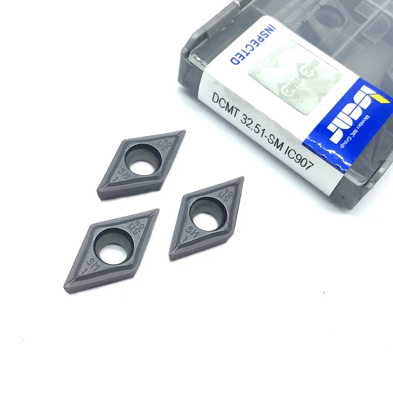 

10PCS DCMT11T304 SM IC907 Internal Turning Tools DCMT 11T304 Carbide Insert Lathe Cutting Tool