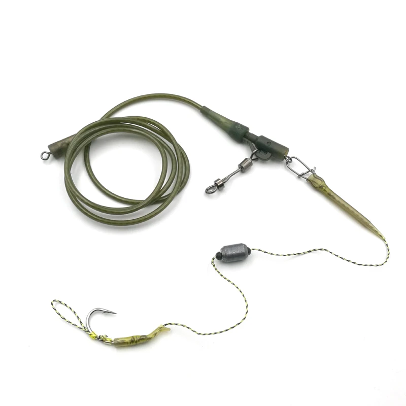 Shared With Fish 1Set/Bag Carp Fishing rig terminal tackle/chod Hair Rig For core line Hook Size 4# 6# | Спорт и развлечения