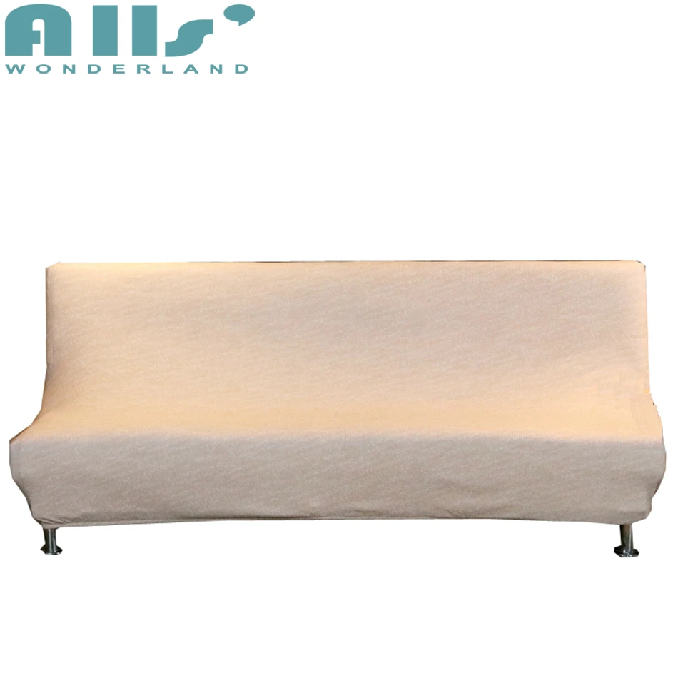 Knitted Couch Sofa Bed Covers For Living Room Beige Armless Sofa Bed