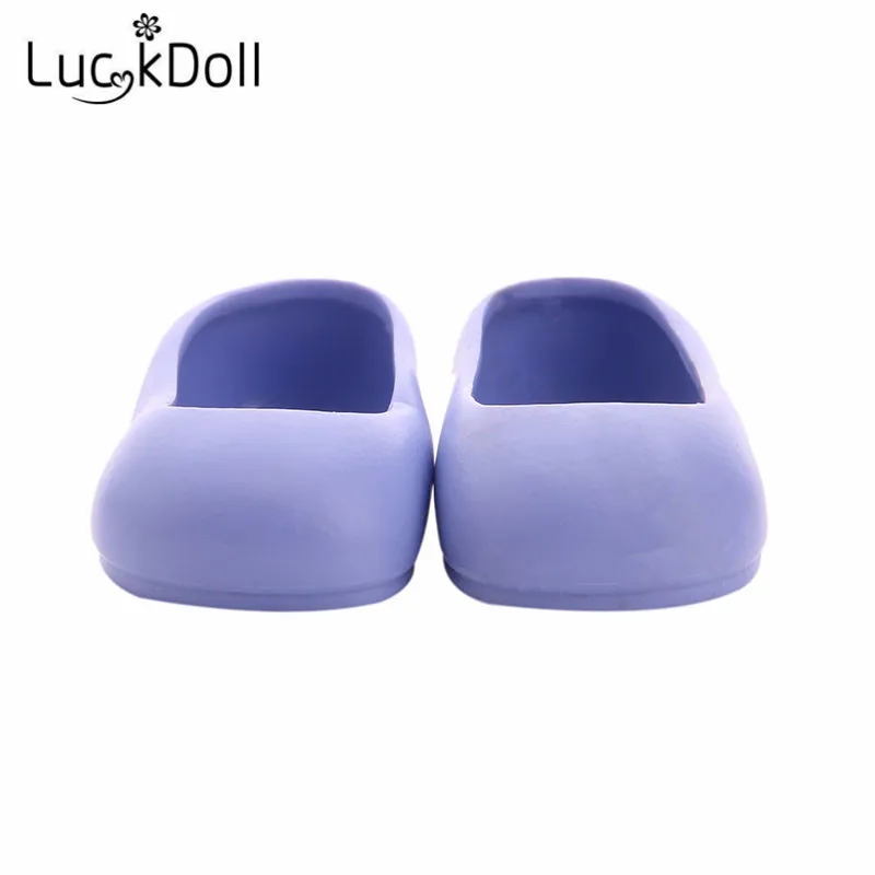 LUCKDOLL/разноцветная обувь с принтом; непромокаемые сапоги; подходят для 14,5 дюймов; американская кукла; Велли; аксессуары; поколение; игрушки для девочек; Gif - Цвет: n1546