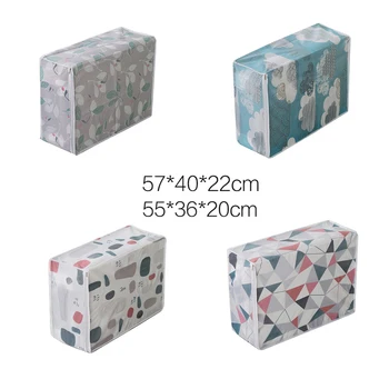 

Printed Waterproof Quilt Holder Clothes Underwear Bra Storage Bag Home Organizer