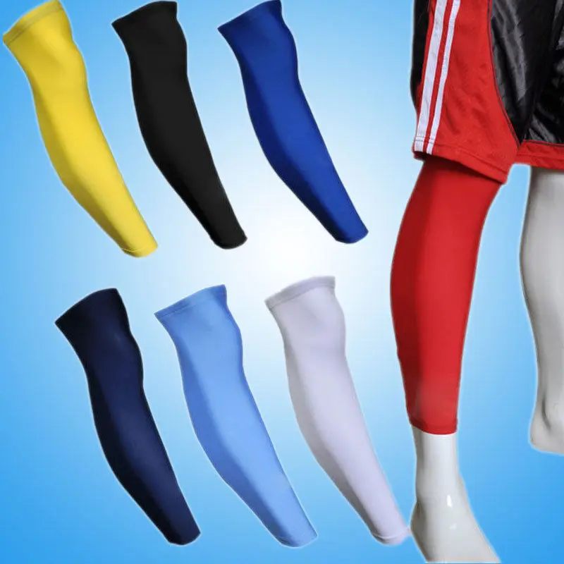 1X Cooling font b Arm b font Sleeves Cover Basketball Football Leg Knee Sports Protective Gear