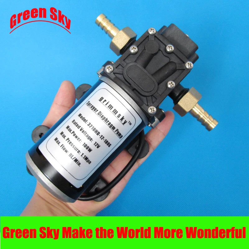 Водяной насос высокого давления 160psi DC 100 Вт для тумана распыления запотевания