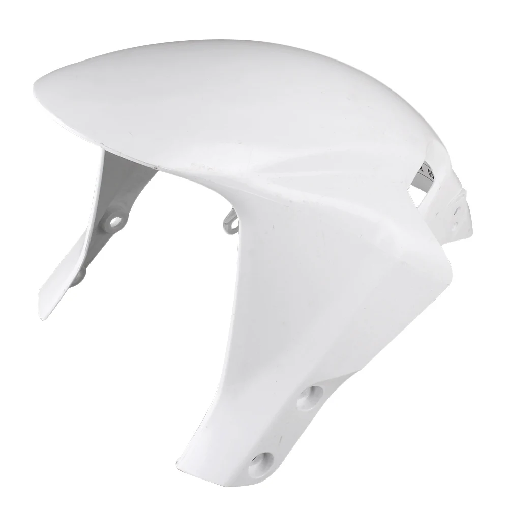    Unpainted White Front Wheel Fender Mudguard Splash Extension Extender Pad Fairing Cover For Honda CBR 600RR F5 2005 2006
