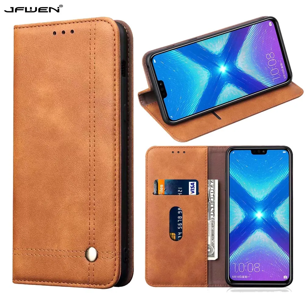 

JFWEN Luxury Leather Phone Case For Xiaomi Redmi Note 7 Pro Case Flip Wallet Magnet Book Cover For Xiaomi Redmi Note 7 Case