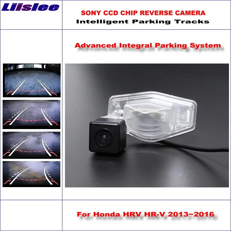 

Car Rear View Camera For Honda HRV HR-V 2013 2014 2015 2016 Backup Reverse Intelligent Parking Trajectory NTSC RCA AUX HD SONY