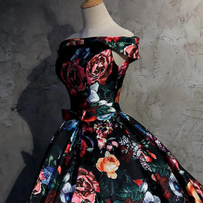 Evening Dress Long Flower Print Formal Dress Elegant Woman Occasion Party Dresses Evening Gown Robe De Soiree Evening Dress Long Flower Print Formal Dress Elegant Woman Occasion Party Dresses Evening Gown Robe De Soiree