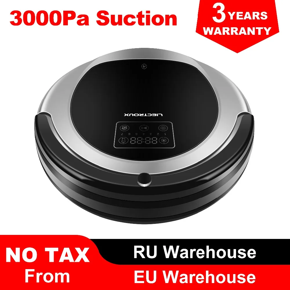  (FBA)LIECTROUX Robot Vacuum Cleaner B6009Map NavigationSmart MemorySuction 3000paDual UV LampWet Dr - 32824214265