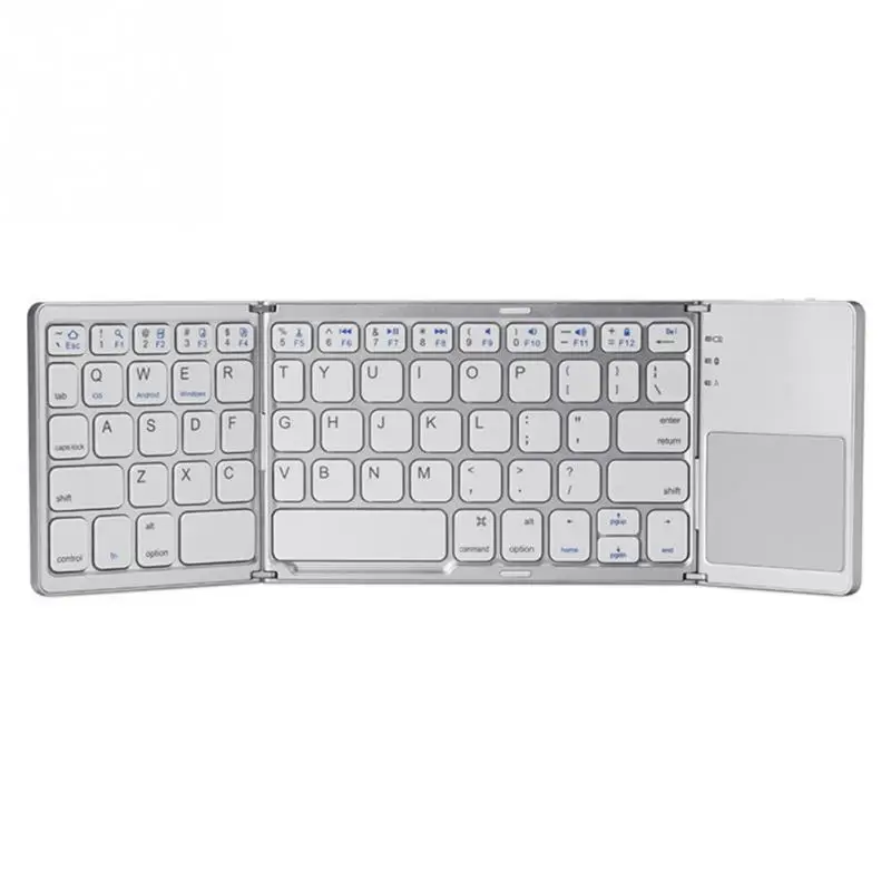 

Foldable Smartphone Rechargeable Clavier Mini Keyboard Windows Keypad Wireless Foldable Bluetooth Keyboard