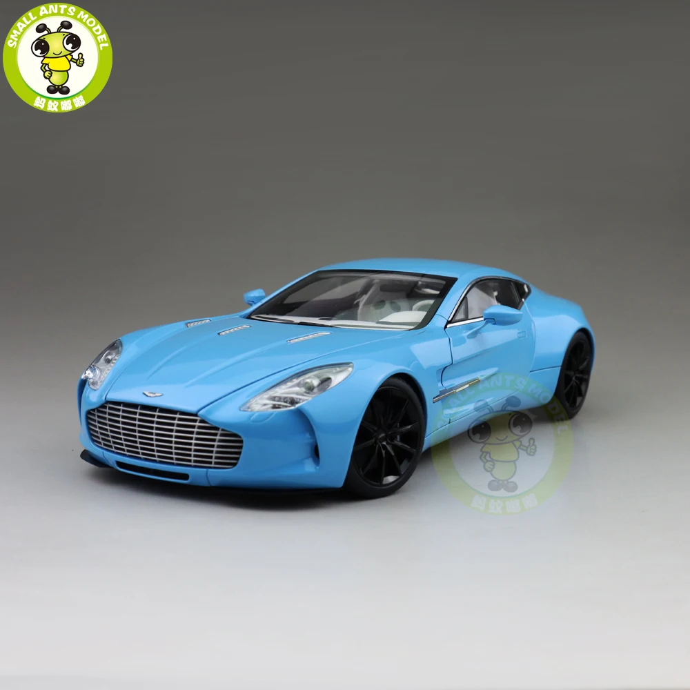 1/18 AUTOart 70240 ASTON MARTIN ONE 77 литая модель автомобиля синий