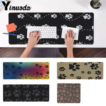 

Yinuoda Simple Design Dog paw design Laptop Computer Mousepad Size for 180*220 200*250 250*290 300*900 and 400*900*2mm