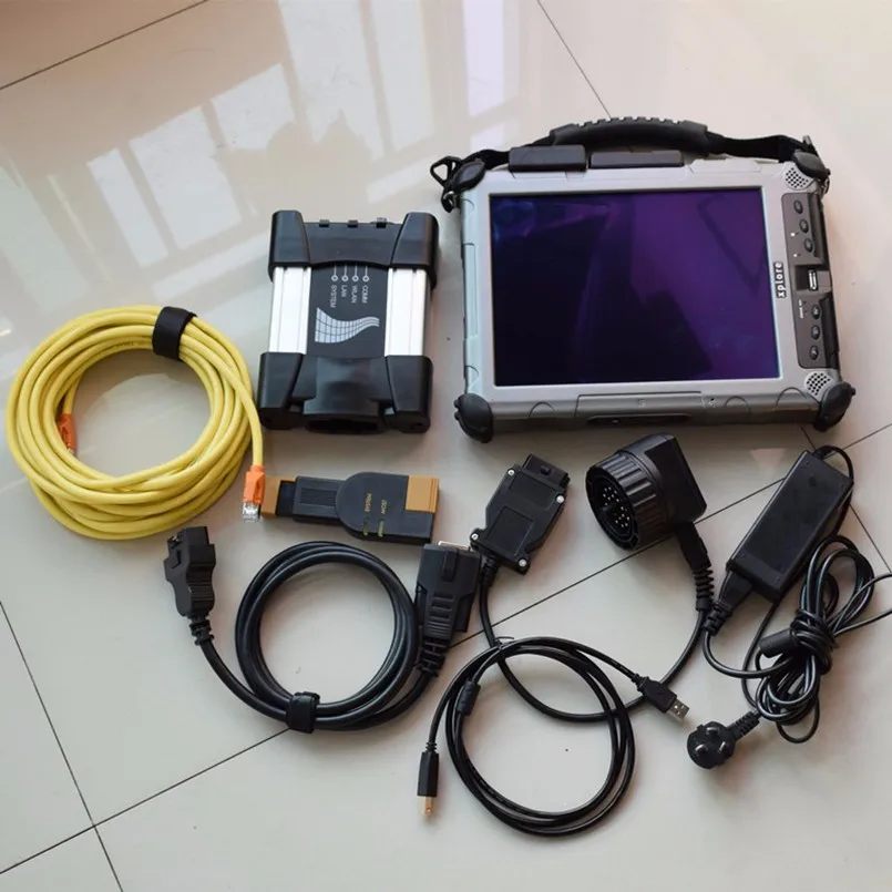Новейший диагностический инструмент для BMW ICOM NEXT A B C с программным обеспечением супер ssd с xplore ix104 c5 tablet(i7 4g) ноутбук