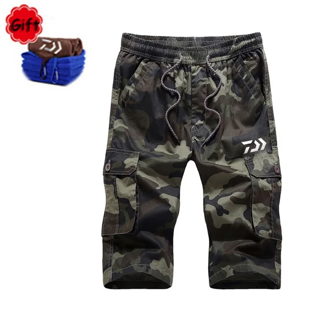Men Camouflage Fishing Clothing Spring Summer Outdoor Sports Hiking Climbing Pants Breathable