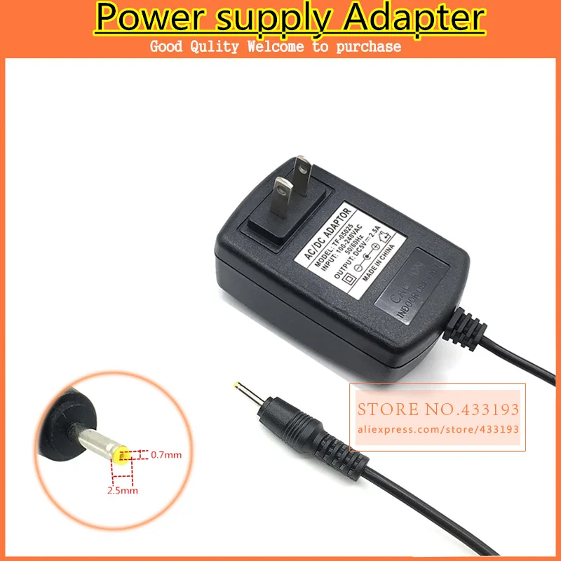 5V 2.5A Charger Power Supply for Tablet PIPO M8HD M9 M9 pro M8 pro M1