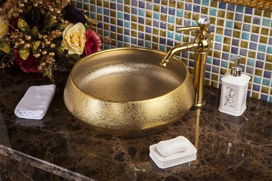 Ceramic Art Basin Sink Counter Top Wash Basin Bathroom Vessel Sinks vanities new ceramic wash basin bathroom sinks (5)