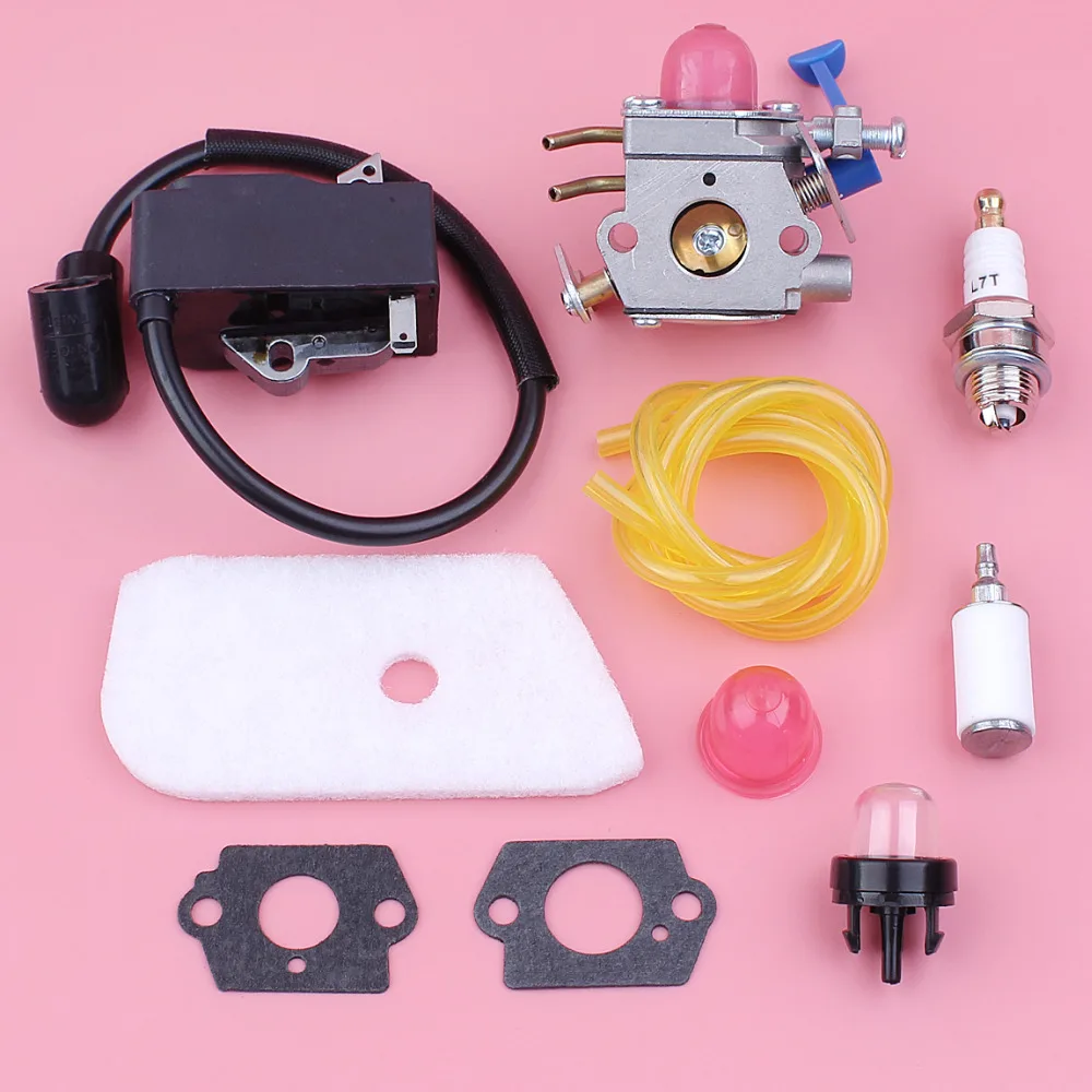 Kit Carburateur Complet Ruixing Pour Husqvarna 124L 128C 125L 128R