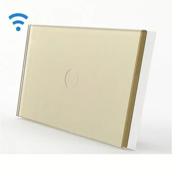 

Bseed Wireless Touch Switch 1 Gang 2 Way Touch Dimmer With Remote Control Gold Dimmable Switch Us Au