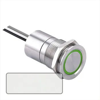 

Metal button switch 19mm for machine or equipment,2pcs/lot