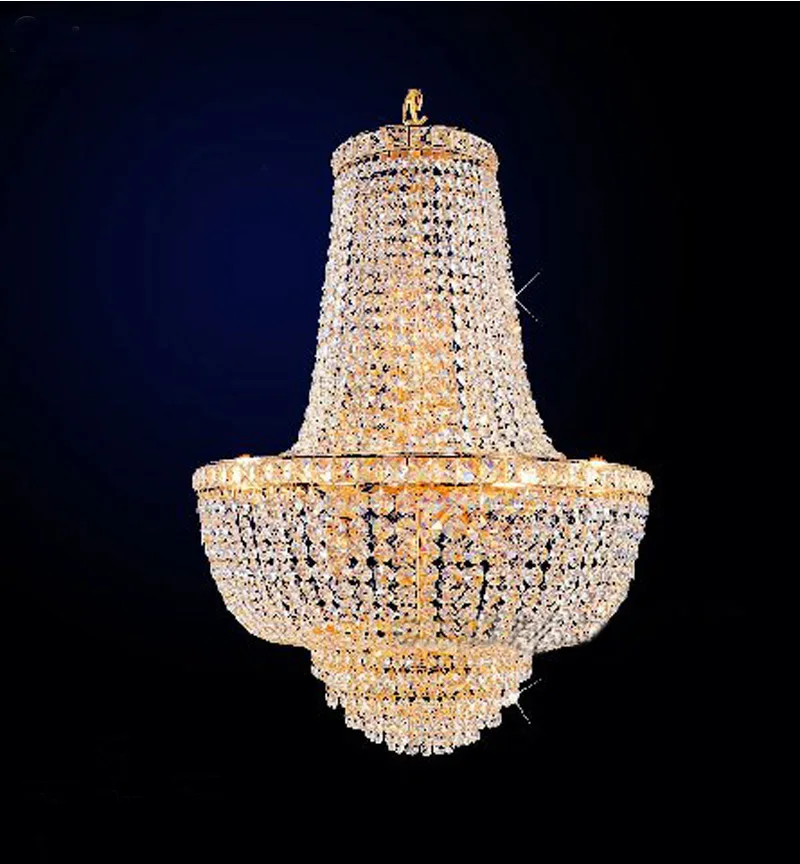 

Phube Lighting French Empire Gold Crystal Chandelier Lustre Chrome Chandeliers Modern Chandeliers Light Lighting Free Shipping