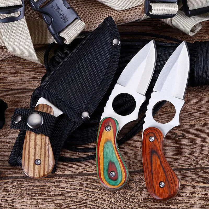 Тактический карманный нож фиксированный нож с лезвием охотничьи ножи для выживания navajas supervivencia cuchillo titanio couteau facas mes messer