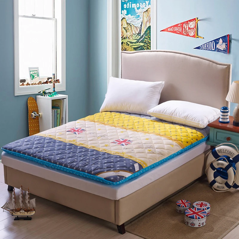Thick Warm Foldable Single Or Double Mattress Fashion NEW Topper Quilted Bed Thick Warm Foldable Single Or Double Mattress Fashion NEW Topper Quilted Bed