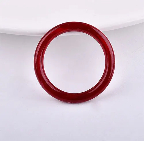 DIY Имитация бирюзы нефрита ювелирные изделия аксессуары небольшой круг отверстие смолы материал кулон серьги - Цвет: 11