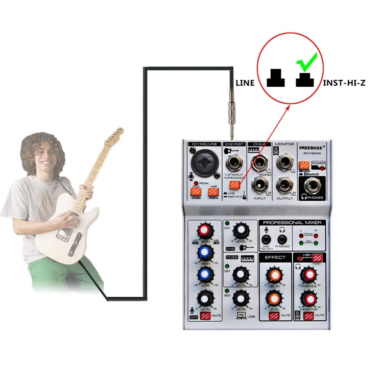 AM-G04A  13 Audio Mixer