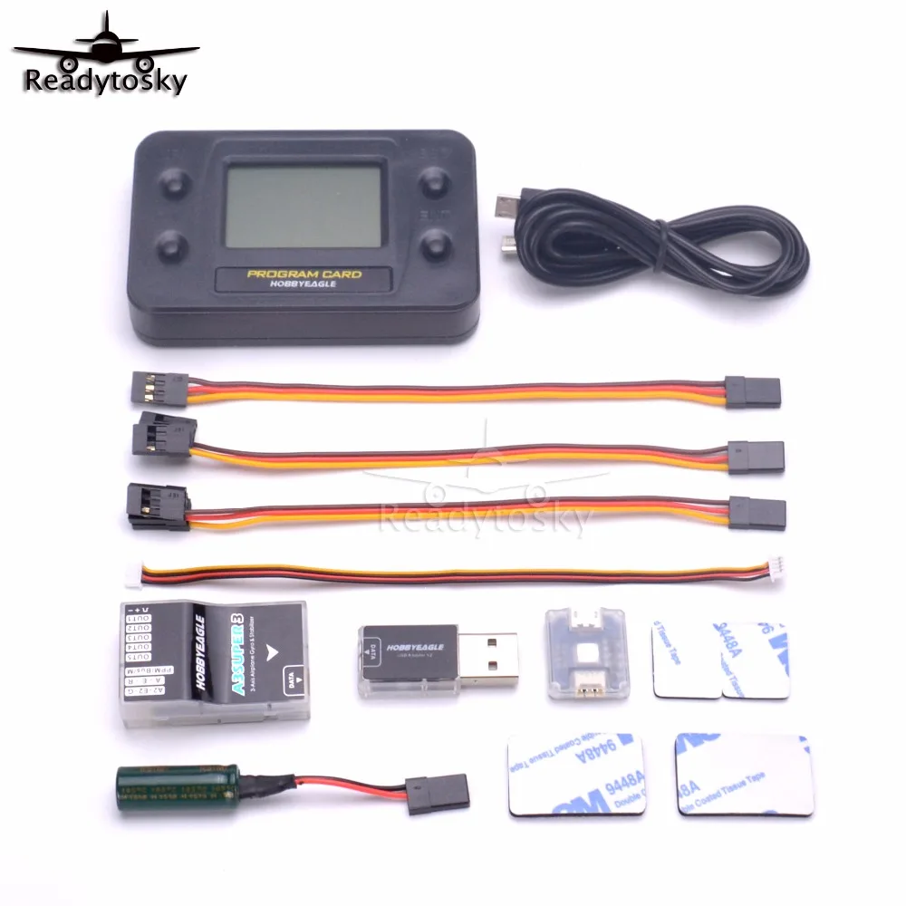 

HobbyEagle A3 super A3S3 Flight Control Fixed Wing 6-axis Airplane Gyro Stabilizer Flight Control Balancer for RC