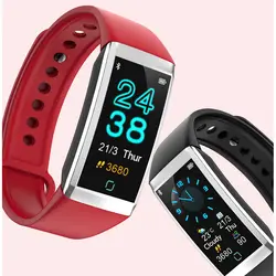 1,14 "DT19 Смарт-часы монитор сердечного ритма Smartwatch крови Давление измерение уровня кислорода в крови Фитнес браслет 2019 Водонепроницаемый