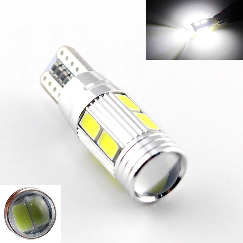 1X car styling Car Auto LED T10 194 W5W Canbus 10 smd 5630 LED Light Bulb No error led light parking T10 LED Car Side Light