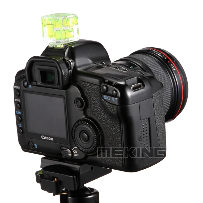 Triple 3 Axis Hot Shoe Spirit Level Hotshoe Bubble Gradienter for Canon Nikon Camera etc