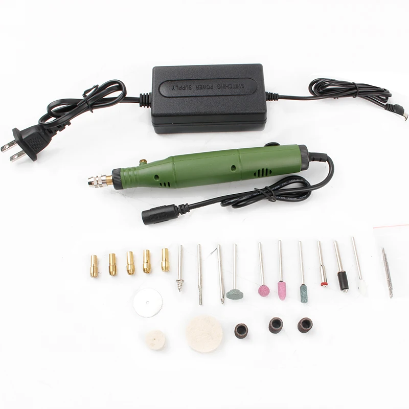 

18V Mini Grinder Grinding Machine with Electric Drill Engraving Accessories Dremel Rotary Tool 14000 R/min Hands Tools