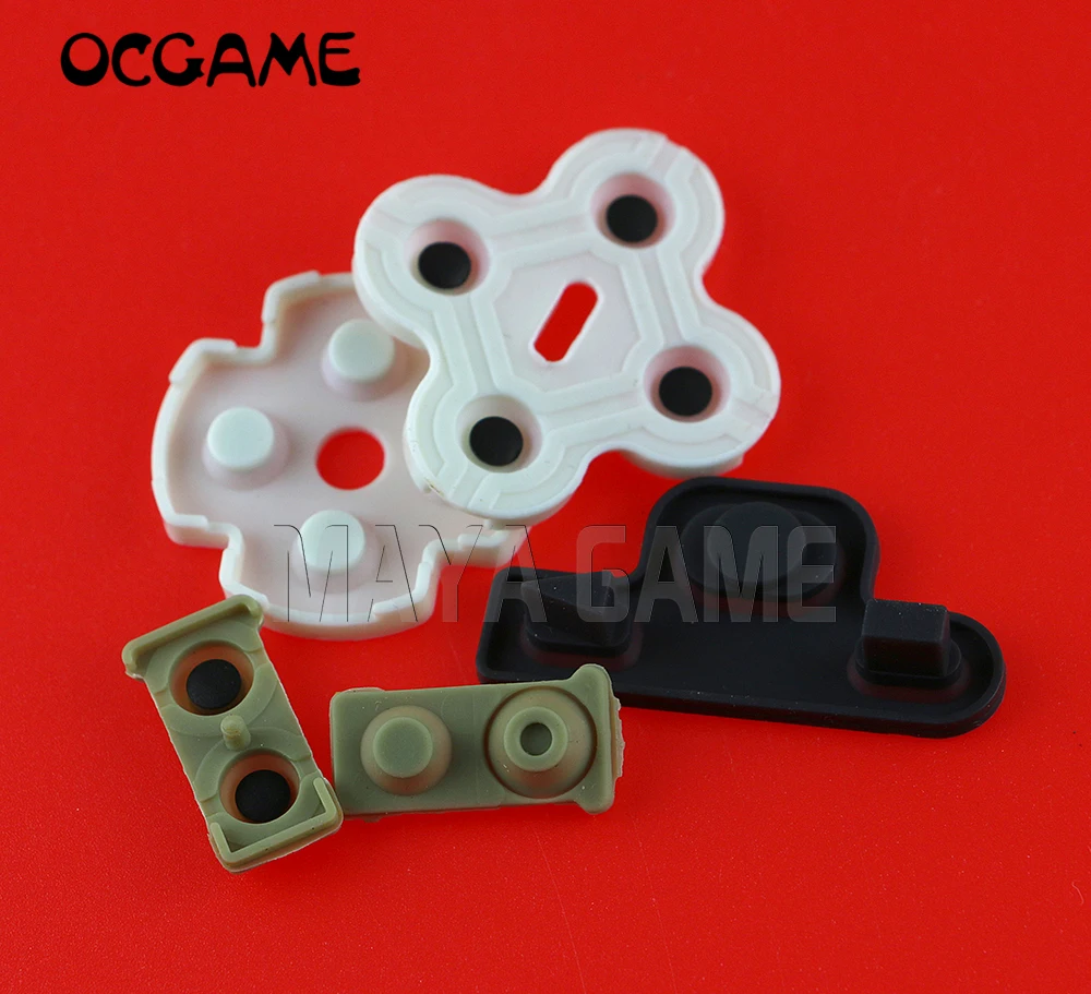 

300sets/lot Conductive silicone rubber controller rubber for playstation 3 ps3 wireless controller OCGAME