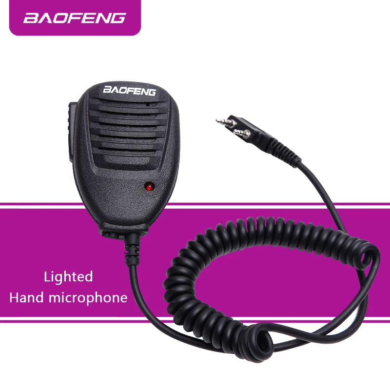 Baofeng Радио Спикер микрофон PTT для портативного двухстороннего радио Walkie Talkie UV 5R 5RE