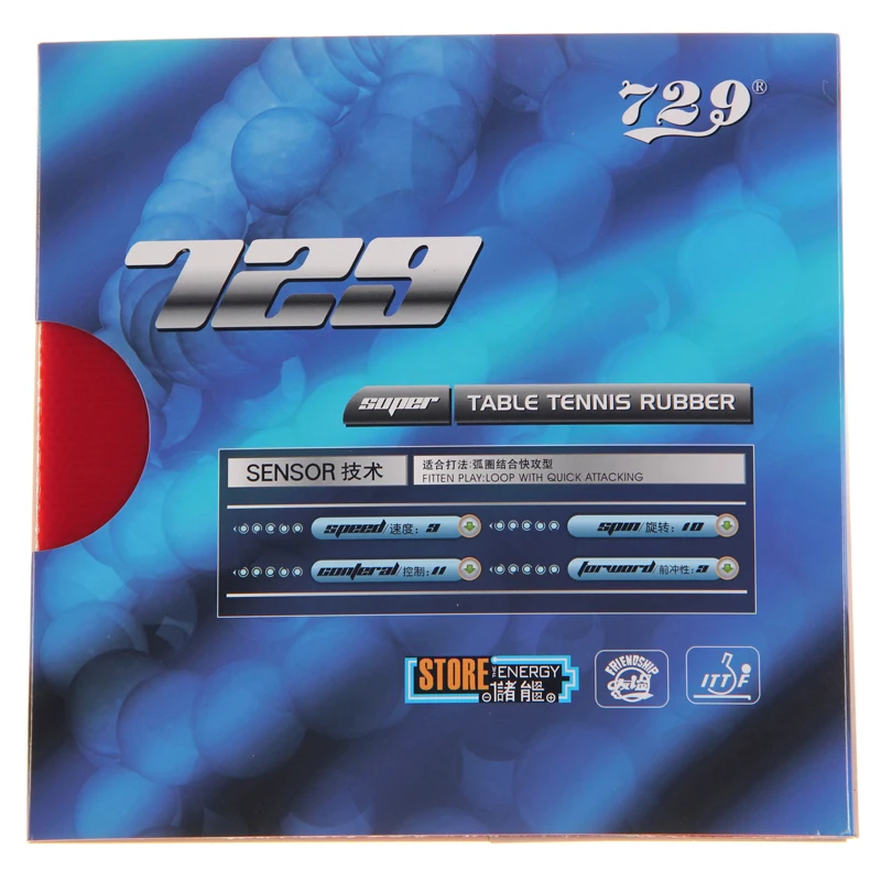 

2pcs/lot 729 sets SUPER FX-729 (GuoYuehua) Pips-In Table Tennis (PingPong) Rubber With Sponge