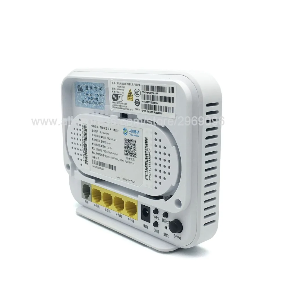 G 140W MD GPON ONU ONT HGU Router Mode 1GE + 3FE 1Tel Wifi USB такая же функция как HG8546M HG8346M HG8245H