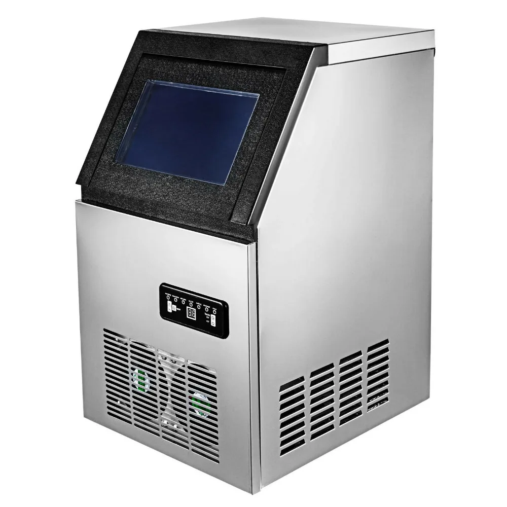 vidaXL Eiswürfelbereiter 420W 50kg/24h Eismaschine Eis Würfel Maschine Gastro 