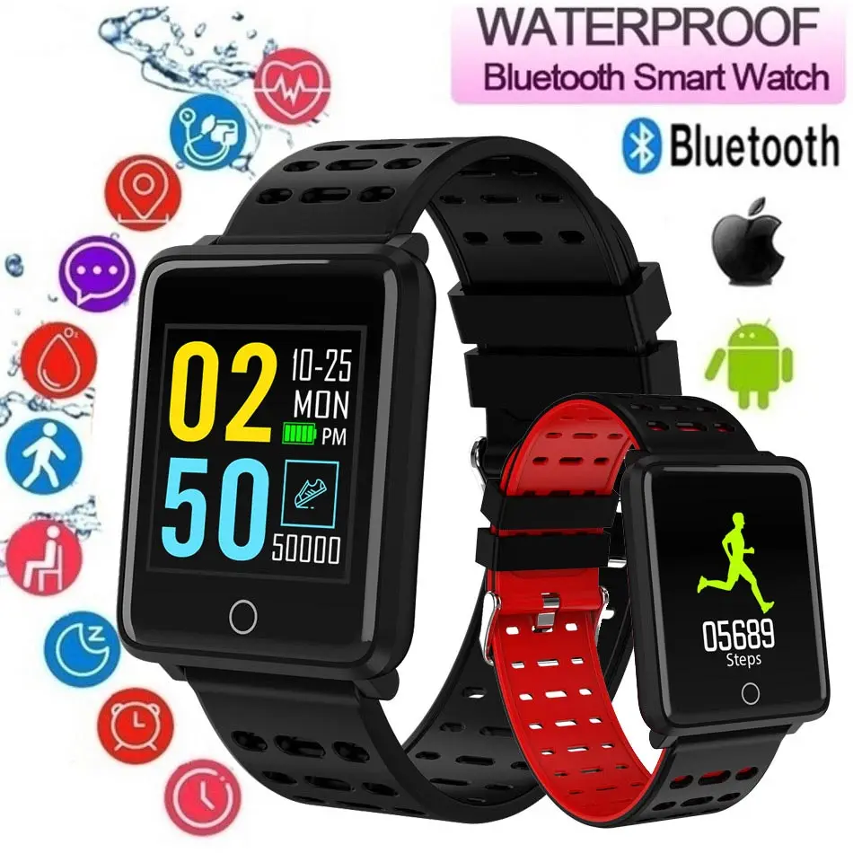 

Fitness Smart Watch Men Women Relogio Pedometer Heart Rate Monitor Health Bluetooth Run Sports Watch Bracelet For Android IOS
